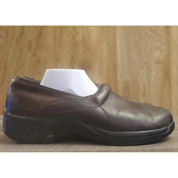 Dansko Leather Slip On Clog Shoes Men's EU 47 US 13.5-14 Slip Resistant Brown - Picture 1 of 11